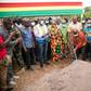 Nana Addo cuts sod