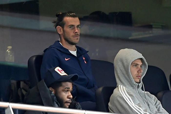 Tottenham forward Gareth Bale (C) has been left out of the Wales squad