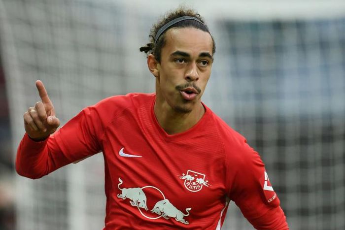 Danish forward Yussuf Poulsen has scored three goals in four games for RB Leipzig this season