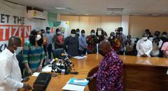 President Akufo-Addo submitting his forms