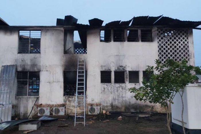 EC office burnt