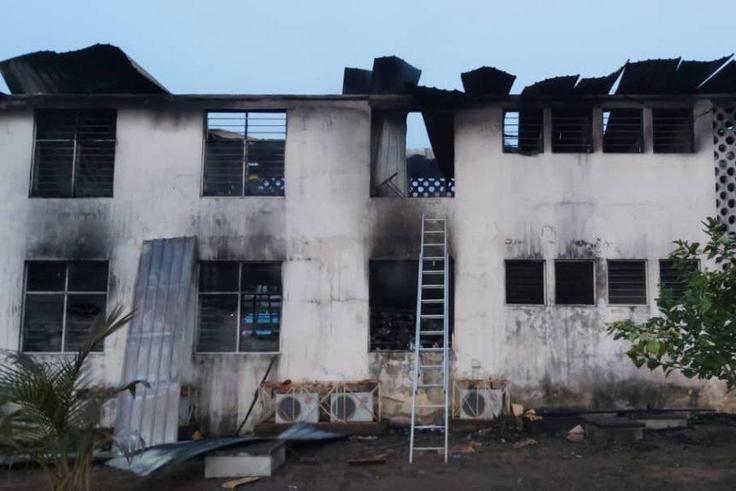 EC office burnt