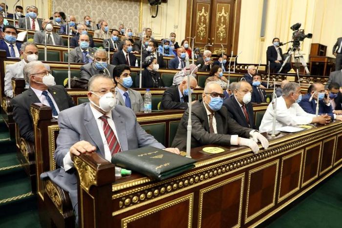 Egypt's parliament voted Monday in favour of a deployment of troops in light of "threats" from the west