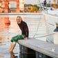 Latvian adventurer Karlis Bardelis spent nearly two years rowing alone across the ocean from Peru to Malaysia