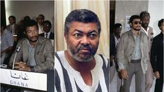 The former president Jerry Rawlings died at the Korle Bu Hospital in Accra