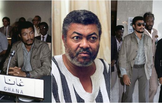 The former president Jerry Rawlings died at the Korle Bu Hospital in Accra