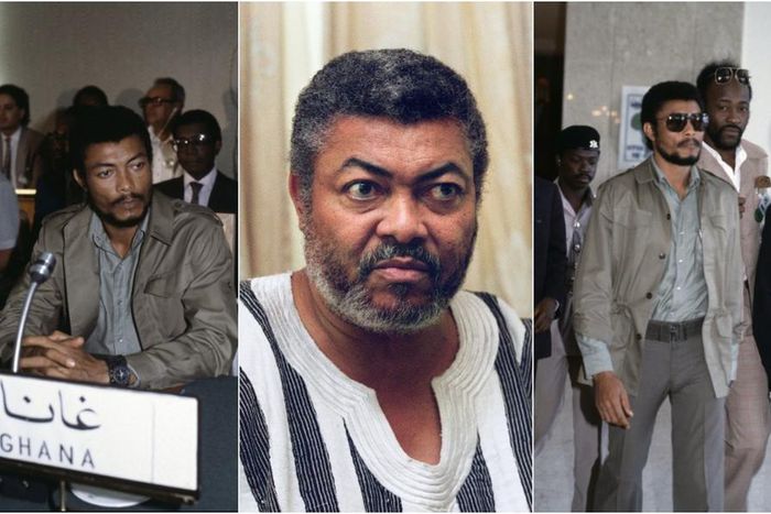 The former president Jerry Rawlings died at the Korle Bu Hospital in Accra