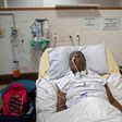 Elenice da Silva practices breathing exercises in a post-COVID-19 care unit at the Pedro Ernesto University Hospital in Rio de Janeiro