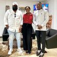 Stonebwoy, wife and Angel Town