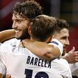 Nicolo Barella scored the decisive goal in a hard-fought win over the Netherlands in Amsterdam