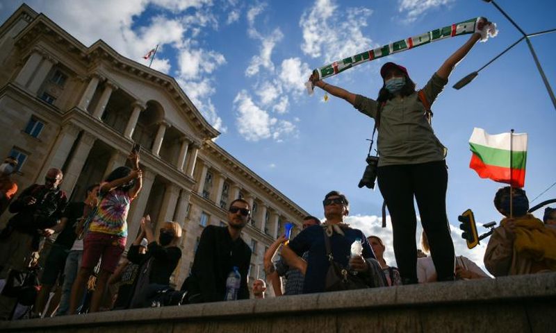 Demonstrators in Bulgaria have protested for eight straight days