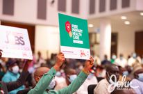 NDC suppporters at the Kumasi Townhall Meeting