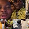 King Promise gets Gucci bag designed birthday cake, Shatta Wale showers dollars on him