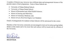 University of Ghana approves reopening date for 2020-2021 academic year