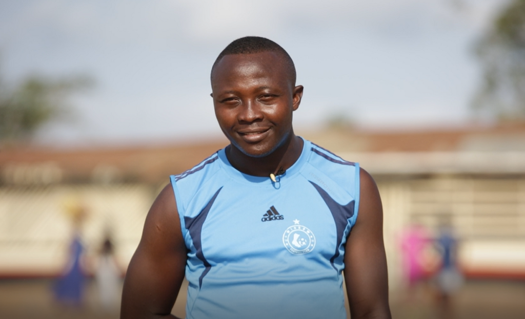 Bismark Okyere, coach of Winbow FC's youth team