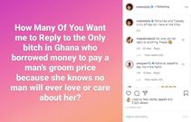 Screenshot of Mzbel's post