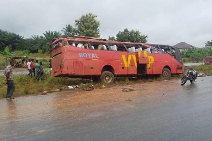 VVIP bus involved in accident