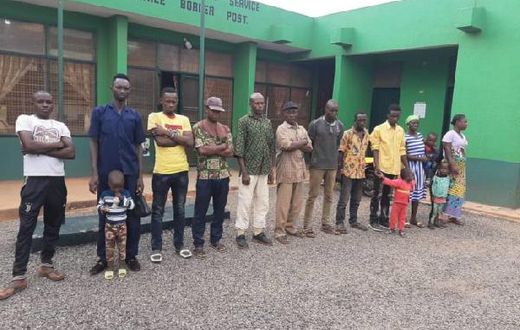 12 Burkinabe and 3 Nigerians arrested