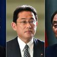 Japan's Shigeru Ishiba, Fumio Kishida and chief cabinet secretary Yoshihide Suga (L to R) are contenders to replace Shinzo Abe as prime minister