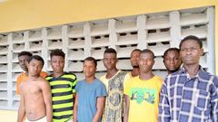 Police say the suspects were arrested for cult-related activities [LASG]