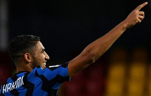 Inter Milan defender Achraf Hakimi has tested negative for coronavirus