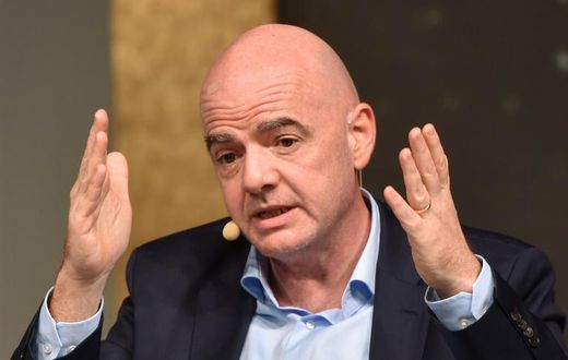 Gianni Infantino (pictured Feburary 2020), in charge of FIFA since 2016, is the subject of an investigation over suspected collusion between him and a Swiss attorney general, who resigned over his handling of a corruption investigation into FIFA