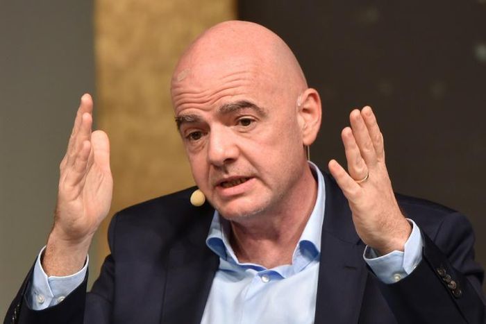 Gianni Infantino (pictured Feburary 2020), in charge of FIFA since 2016, is the subject of an investigation over suspected collusion between him and a Swiss attorney general, who resigned over his handling of a corruption investigation into FIFA