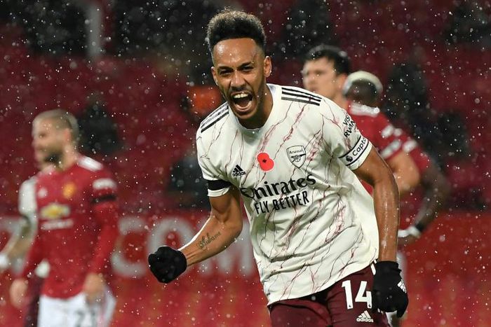 Pierre-Emerick Aubameyang scored the only goal as Arsenal beat Manchester United 1-0