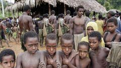 Boys of this tribe are forced to perform blowjob on older men, drink their semen