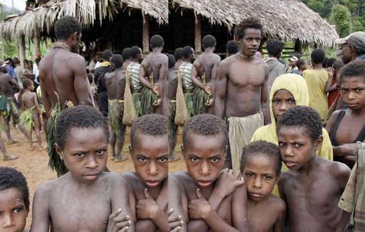 Boys of this tribe are forced to perform blowjob on older men, drink their semen