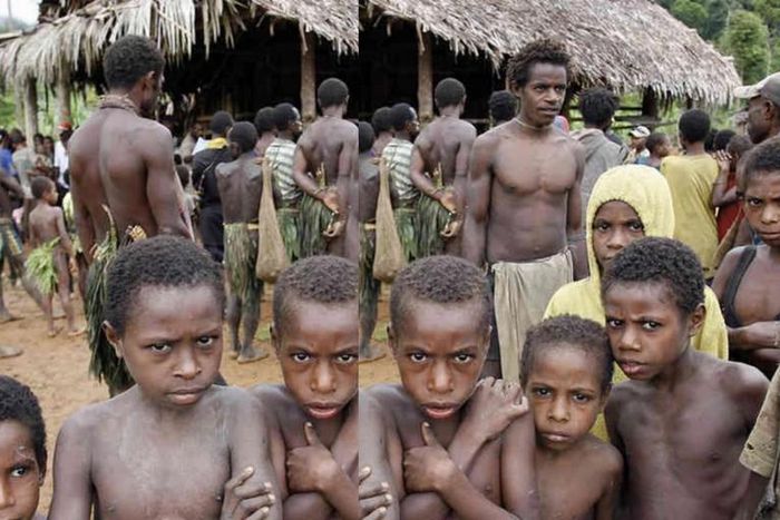 Boys of this tribe are forced to perform blowjob on older men, drink their semen