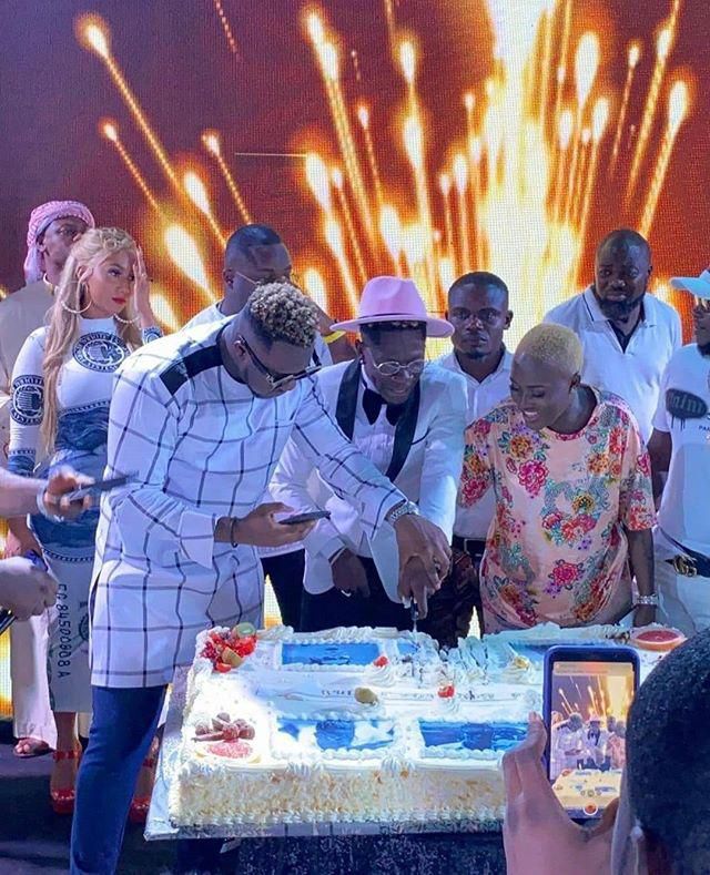 Shatta Wale all white birthday bash