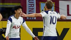 Son Heung-Min (L) and Harry Kane have linked up to devastating effect for Tottenham this season