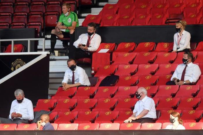 Manchester United Chief Operating Officer Collette Roche says the coronavirus pandemic rules are bemusing when you can gather in a hotel to watch football but not in an outdoor venue like Old Trafford