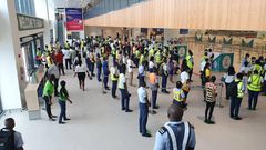 Simulation exercise at Kotoka International Airport