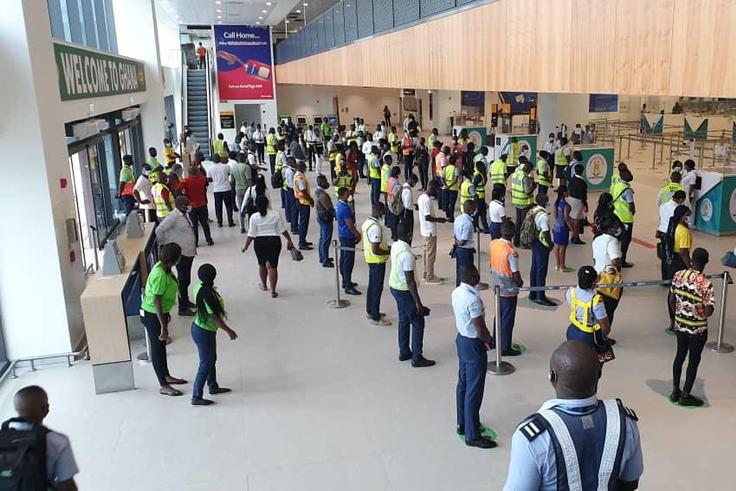 Simulation exercise at Kotoka International Airport