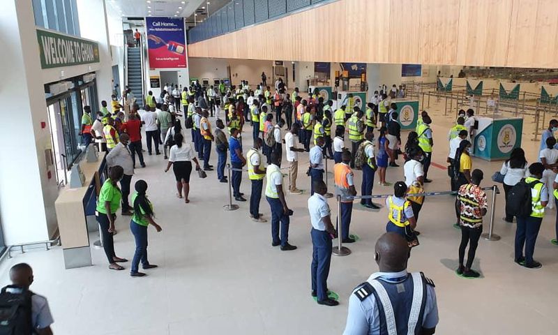 Simulation exercise at Kotoka International Airport