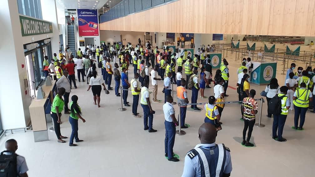 Simulation exercise at Kotoka International Airport