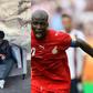 Stephen Appiah and his son Larry