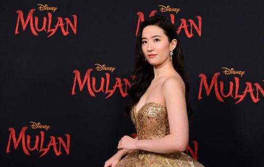Actress Yifei Liu attends the world premiere of Disney's "Mulan" at the Dolby Theatre in Hollywood on March 9, 2020