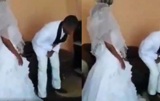 Groom can’t kiss the bride as ‘holy spirit’ makes him speak in tongues