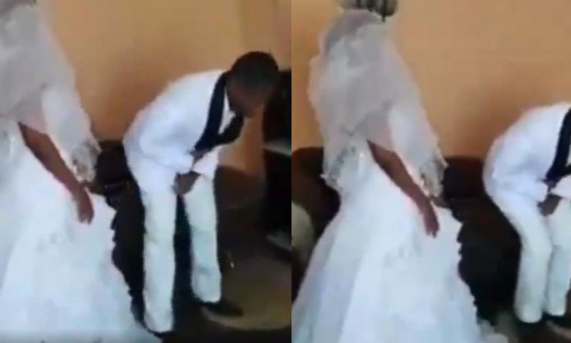 Groom can’t kiss the bride as ‘holy spirit’ makes him speak in tongues