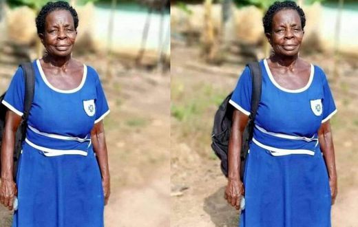 57-year-old Elizabeth Yamoah writes Basic Certificate Exam