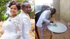 Man leaves bride and guests at wedding venue to fix DSTV for special client (video)