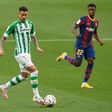 Ansu Fati could be facing a long lay-off after tearing his meniscus during Barcelona's win over Real Betis