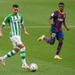 Ansu Fati could be facing a long lay-off after tearing his meniscus during Barcelona's win over Real Betis