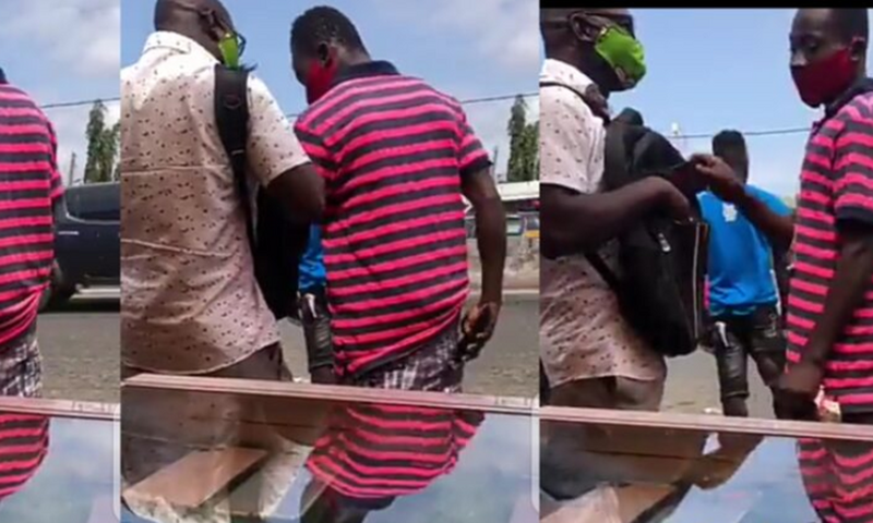 Video shows Circle thief selling ‘key soap’ to unsuspecting man as phone (video)