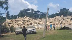 Police arrests pastor of collapsed church at Akyem Batabi