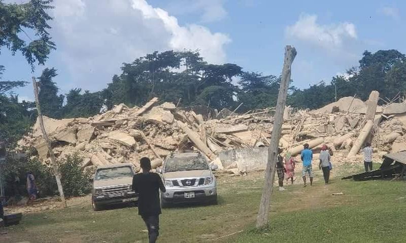 Police arrests pastor of collapsed church at Akyem Batabi