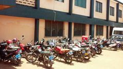 Police impound 60 motorbikes for flouting traffic regulations